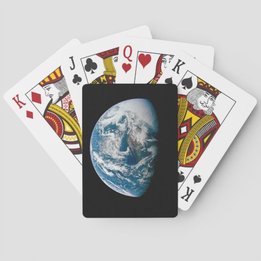 Jeu De Cartes Terre Tirée De L'Appareil Spacecraft Apollo 13. (dos)