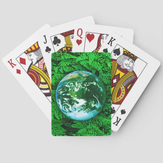 Jeu De Cartes Terre verte - conscience écologique  (dos)