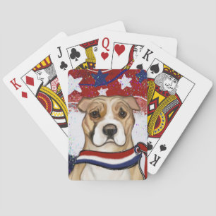 JEU DE CARTES TERRIER AMÉRICAIN DU STAFFORDSHIRE
