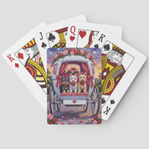 Jeu De Cartes Terrier Écossais Saint-Valentin