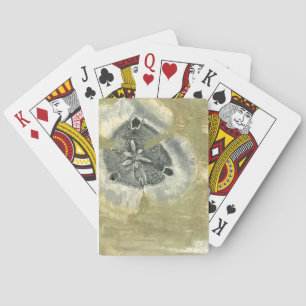 Jeu De Cartes Tête de fleurs Abstraite de texture laquée