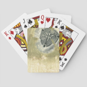 Jeu De Cartes Tête de fleurs Abstraite de texture laquée