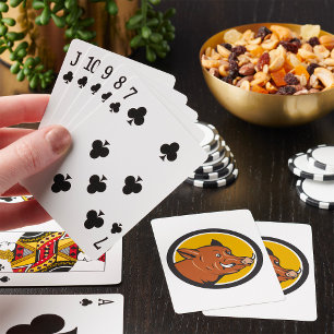 Jeu De Cartes Tête de sanglier