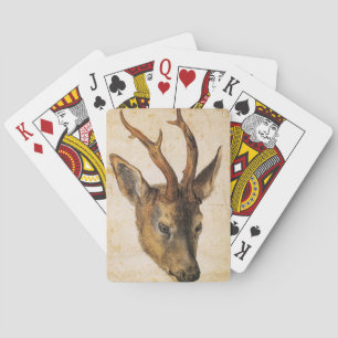 Jeu De Cartes Tête d'un stade (animal sauvage) (par Albrecht Dur