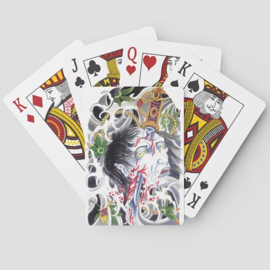 Jeu De Cartes Tête et épée Grotesque (dos)