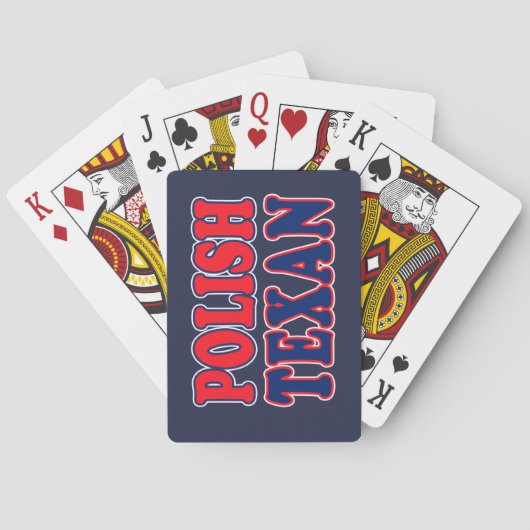 Jeu De Cartes Texan polonais (dos)