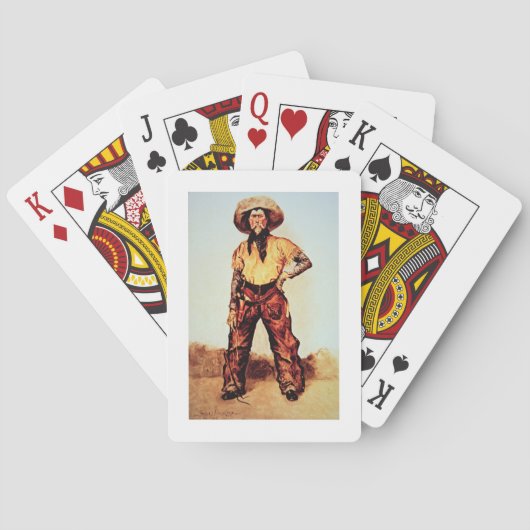 Jeu De Cartes Texas Cowboy, c.1890 (dos)