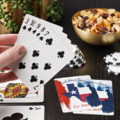 Jeu De Cartes Texas Drapeau Lecture Cartes (In Situ)