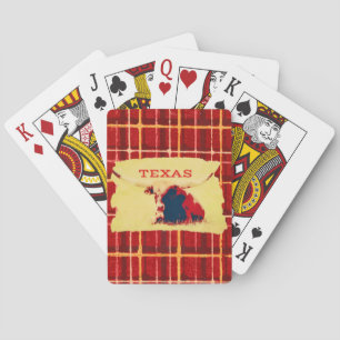 Jeu De Cartes Texas Longhorn Cow Art Jouer des cartes