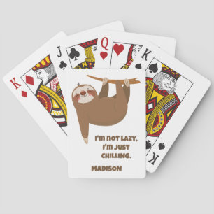 Jeu De Cartes Texte et couleur personnalisés