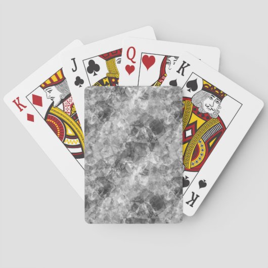 Jeu De Cartes Texture à charbon (dos)
