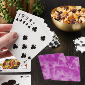 Jeu De Cartes texture arrière - plan aquarelle violet transparen (In Situ)