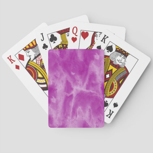 Jeu De Cartes texture arrière - plan aquarelle violet transparen (dos)