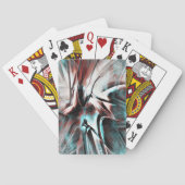 Jeu De Cartes texture biseautée rouge à bleu pixélisée (dos)