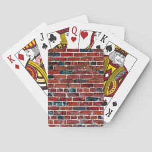 Jeu De Cartes Texture Cool de mur de briques