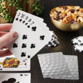 Jeu De Cartes Texture de balle de golf blanche gaufree (In Situ)
