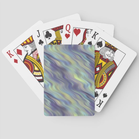 Jeu De Cartes Texture de Lavande Wavy (dos)