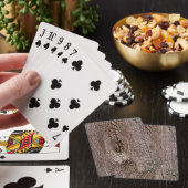 Jeu De Cartes Texture du grain de bois (In Situ)