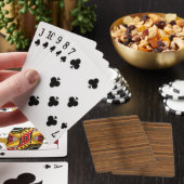 Jeu De Cartes Texture en bois (In Situ)