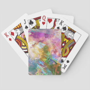 Jeu De Cartes Texture grunge abstraite avec la peinture 3