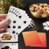 Jeu De Cartes Texture orange vecteur (In Situ)