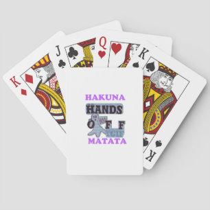 Jeu De Cartes TGIF Hakuna Matata mains off Boo Drôle Visage