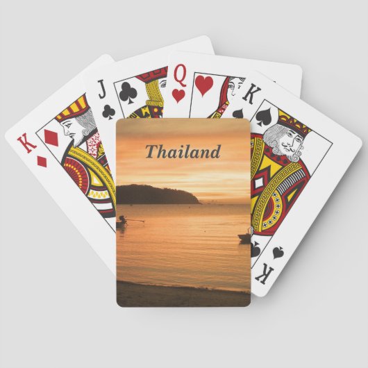 Jeu De Cartes Thaïlande (dos)