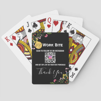 Jeu De Cartes Thank You Wildflower Business Instagram Qr Code