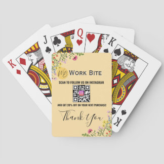 Jeu De Cartes Thank You Wildflower Business Instagram Qr Code