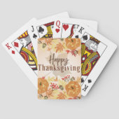 Jeu De Cartes Thanksgiving Classic Playing Cartes (dos)