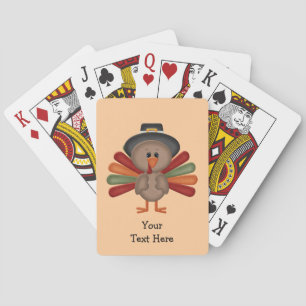Jeu De Cartes Thanksgiving mignon de la Turquie
