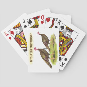 Jeu De Cartes Thanksgiving sauvage de la Turquie