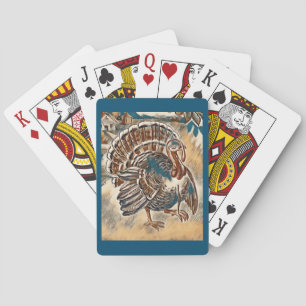 Jeu De Cartes Thanksgiving Turc Deck of Playing Cards
