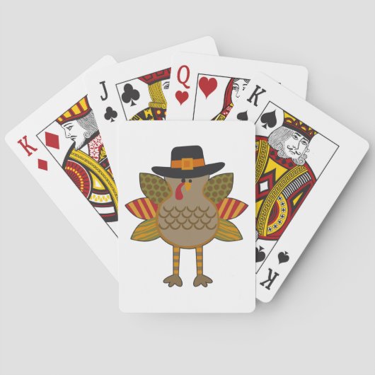 Jeu De Cartes Thanksgiving Turquie (dos)