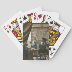 Jeu De Cartes The Artist's Studio, c.1665-66 (oil on canvas)