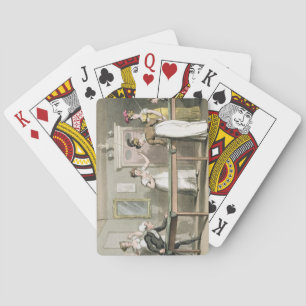 Jeu De Cartes The Billiard Table, de "The Tour of Dr Syntax in