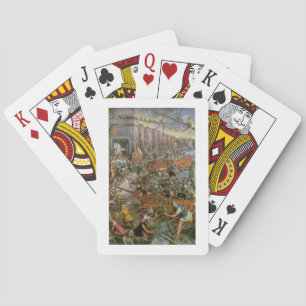 Jeu De Cartes The Capture of Constantinople in 1204 (oil on canv