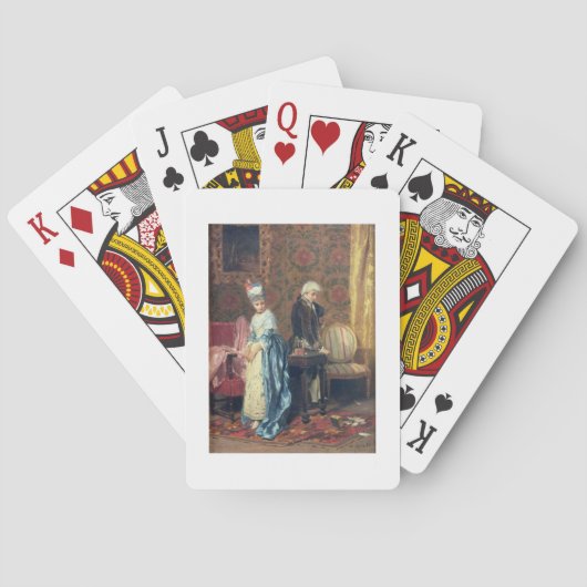 Jeu De Cartes The Lovers' Tiff, 1872 (dos)