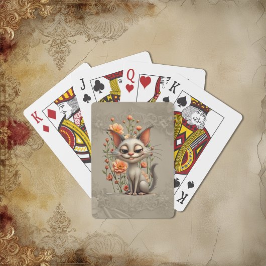 Jeu De Cartes The mischievous cat