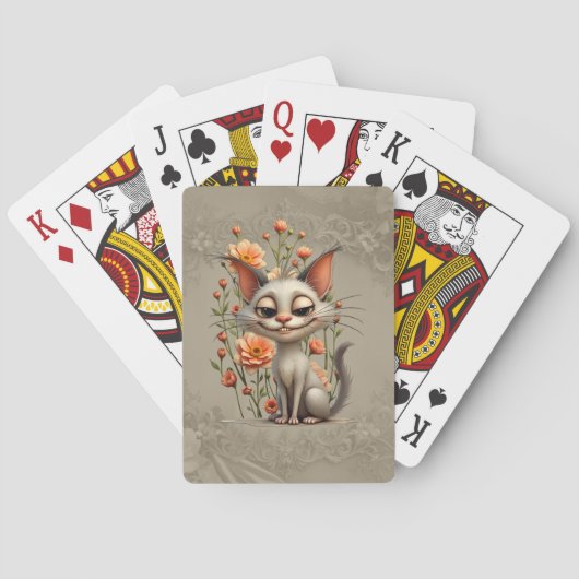 Jeu De Cartes The mischievous cat  (dos)