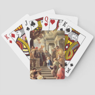 Jeu De Cartes The Presentation of the Virgin at the Temple (oil