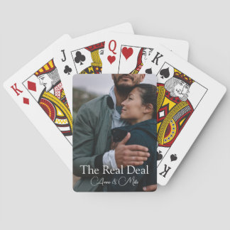 Jeu De Cartes "The Real Deal" Photo personnalisée Favoriser le d