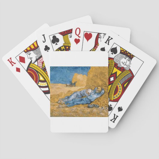 Jeu De Cartes The Siesta 1890 par Vincent van Gogh (dos)