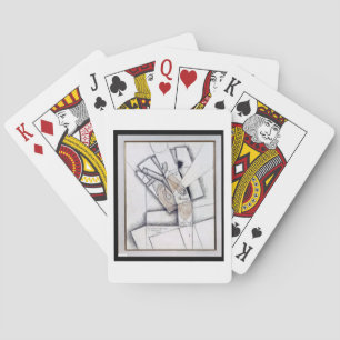 Jeu De Cartes The Smoker, 1912 (charbon de bois et craie rouge s
