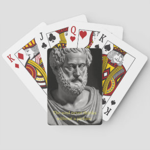 Jeu De Cartes The soul never thinks without a picture