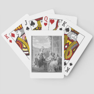 Jeu De Cartes The Whist Party, 1783, gravée par Jean Dambrun