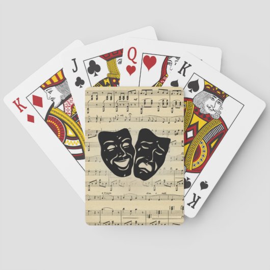 Jeu De Cartes Théâtre et musique (dos)
