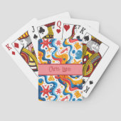 Jeu De Cartes Thème de plage Abstrait avec Starfish (dos)