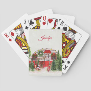 Jeu De Cartes Thème extérieur du camping de Noël Trailer