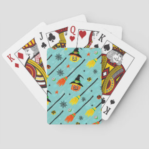 Jeu De Cartes Thème Halloween Witchen sans couture